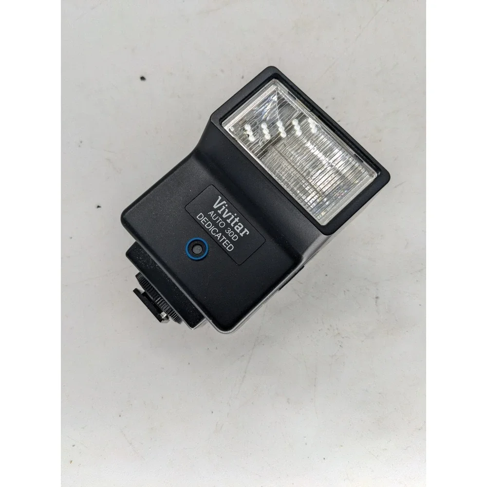 Vivitar Auto Thyristor SMS 30D Camera Shoe Mount Flash Pre Owned Dc